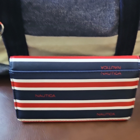 Patriotic Tommy Hilfiger Tote Bundle Includes NWT Nautica Wallet - Picture 8 of 16